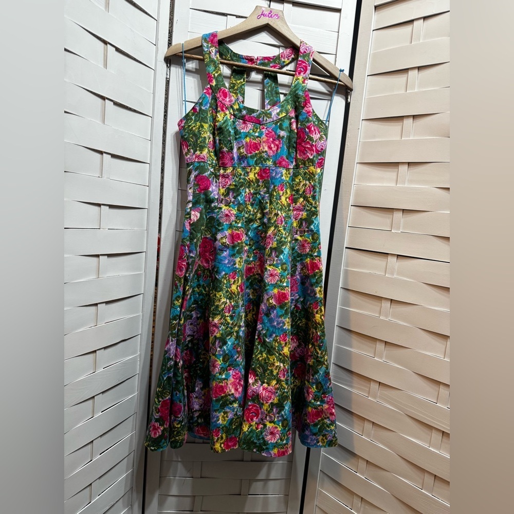 London Times Vintage Floral Maiden Dress